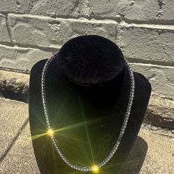 Lab Diamond Tennis Chain 