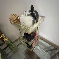 Rotating organizer for makeup etc