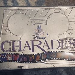 Disney Charades Board Game AMetal Tin Disney Movie Trivia