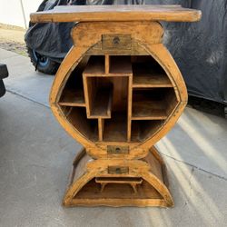 Solid Wood Antique Wine Cellar Rack Shelf 