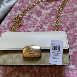 Eliza Flap Crossbody Bag In Signature Canvas