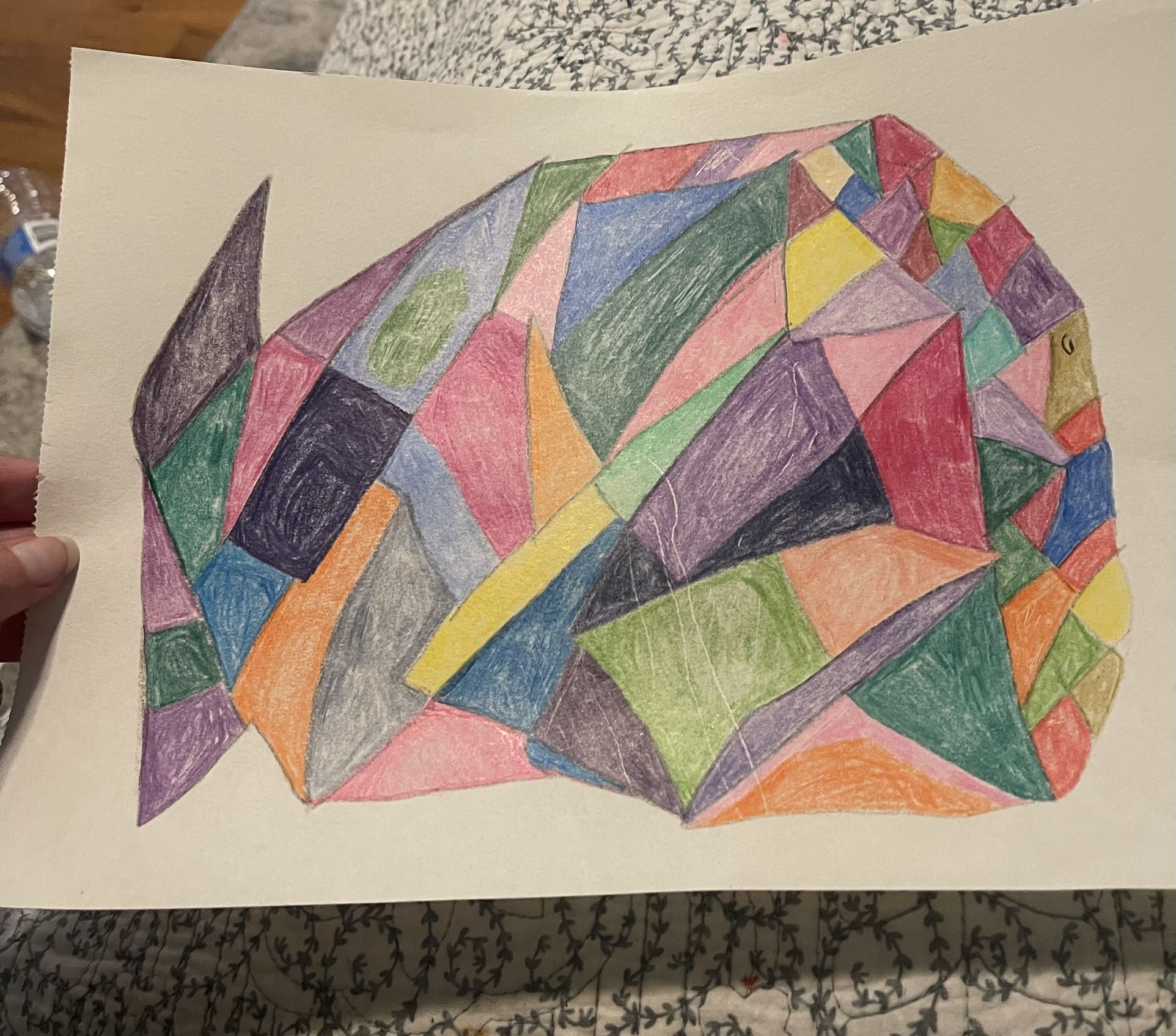  Vibrant Colors Abstract Goldfish Art 