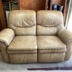 Lazy-Boy Leather LoveSeat Recliner Only $80
