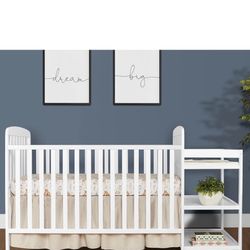 ANNA 3 in 1 Full Size Crib & Changing Table 