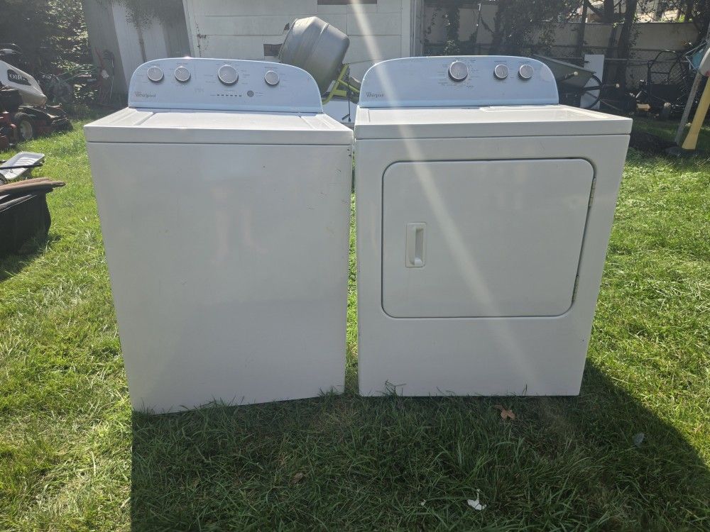 Washer and dryer