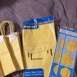 Yellow Party Decorations Gift Bags