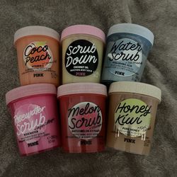 Brand New PINK Body Scrubs 