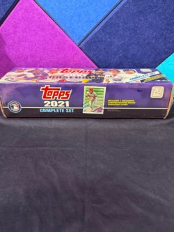 Topps 2021 MLB Baseball Complete Set Box 660 Cards Rookie Exclusive