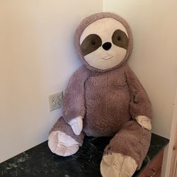 Xl sloth stuffed sales animal