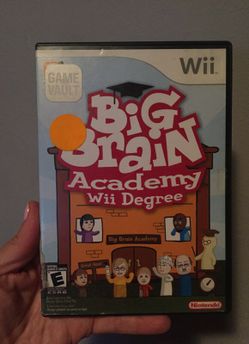 Wii Big Brain Academy game