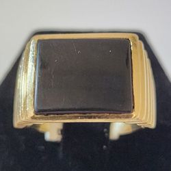 Black Onyx GTS RING 14k 10.4g