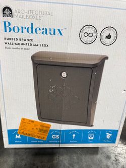 Architectural Mailboxes Bordeaux Rubbed Bronze, Medium, Steel, Locking, Wall Mount Mailbox