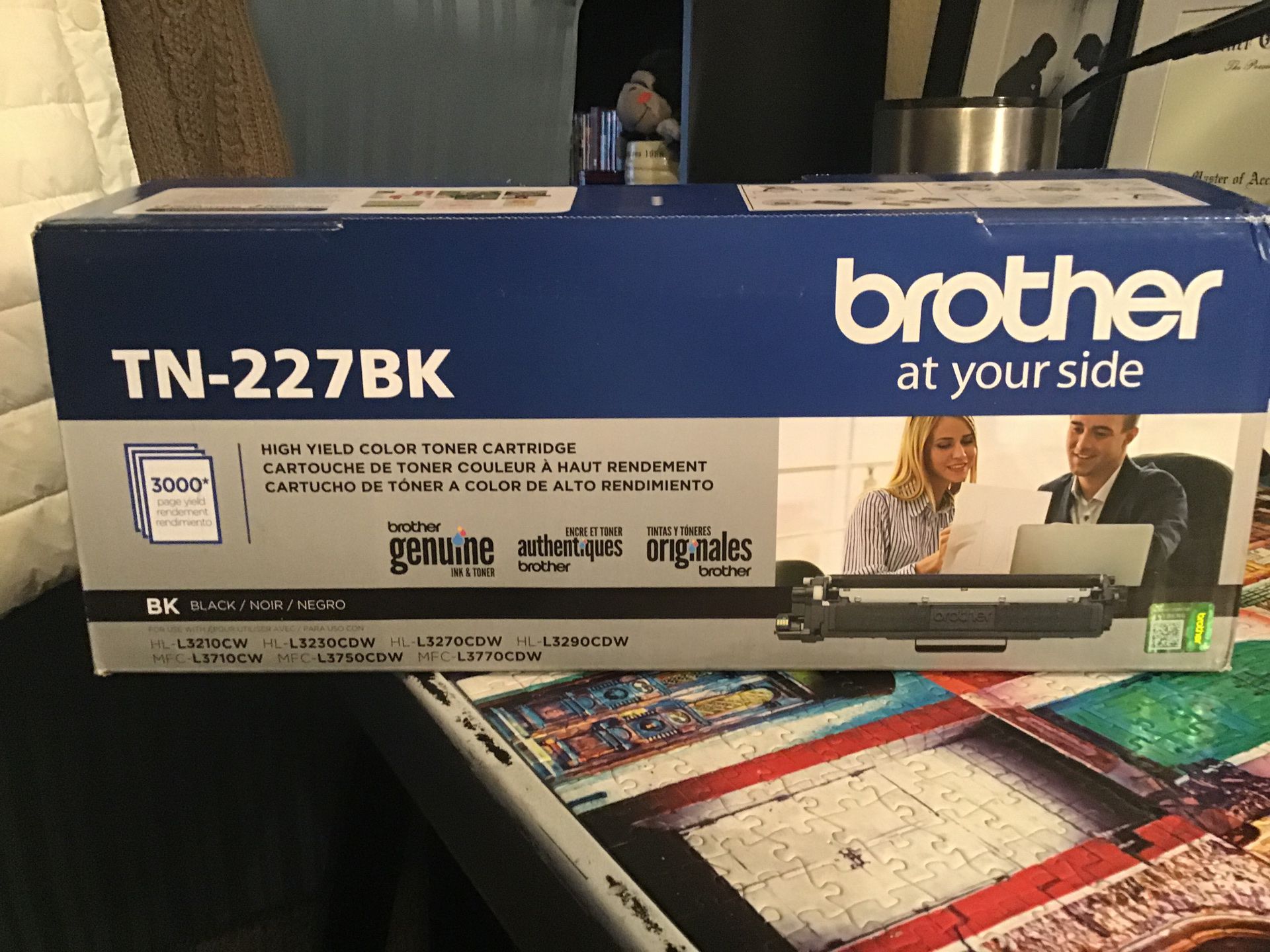Brother TN-227BK High Yield Color Toner Cartridge