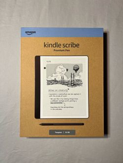 Amazon Kindle Scribe with Premium Pen (32GB) 2024
