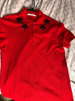 Givenchy star polo shirt. Size small