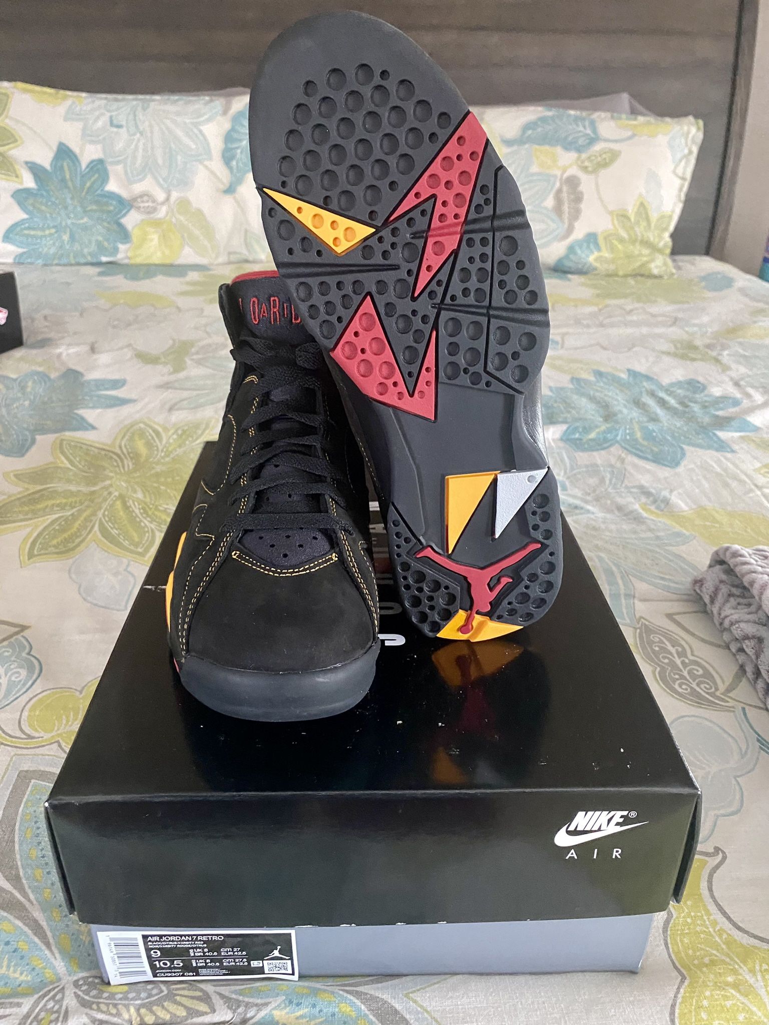 Citrus Aj Vii New DS NIKE AIR Jordan Retro VII CITRUS Size