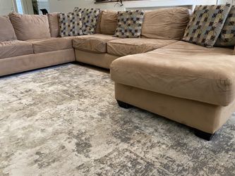 3 Piece Microfiber Sectional Couch