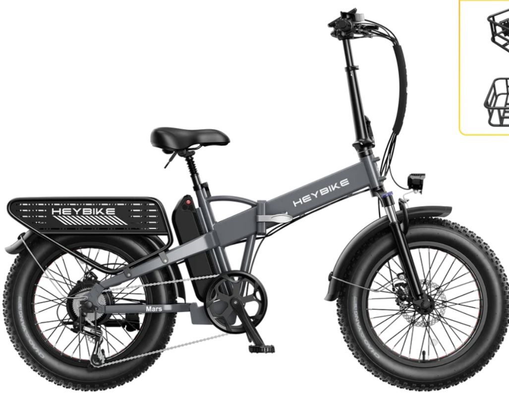 Heybike Mar2.0 1000w Motor Foldable Electric Bicycle