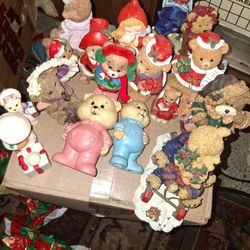 Christmas  Statue Bears 20 + 5.00  For All