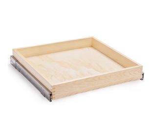 Mulush 32"W x 21"D x 3"'H Pull Out Cabinet Drawer Soft Close Slide Out Wood Organizer for Kitchen.