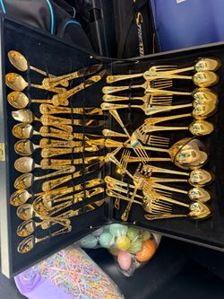 Stainless Steel Spoon & Fork Set