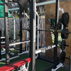Power Lift Pro Weight Squat Rack Heavy Duty