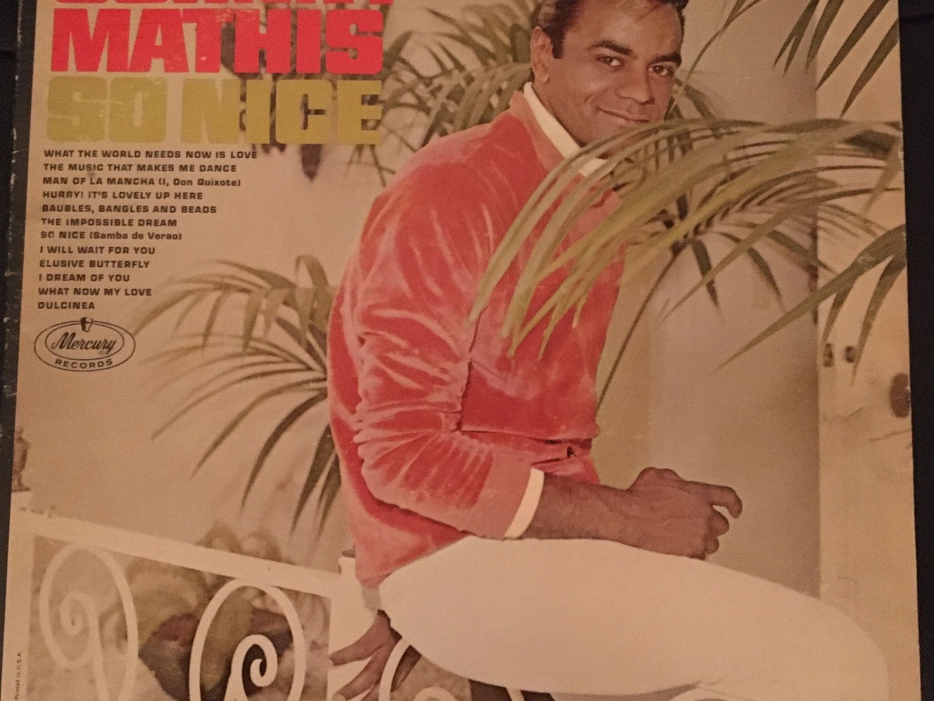 Johnny Mathis-So Nice Vinyl LP