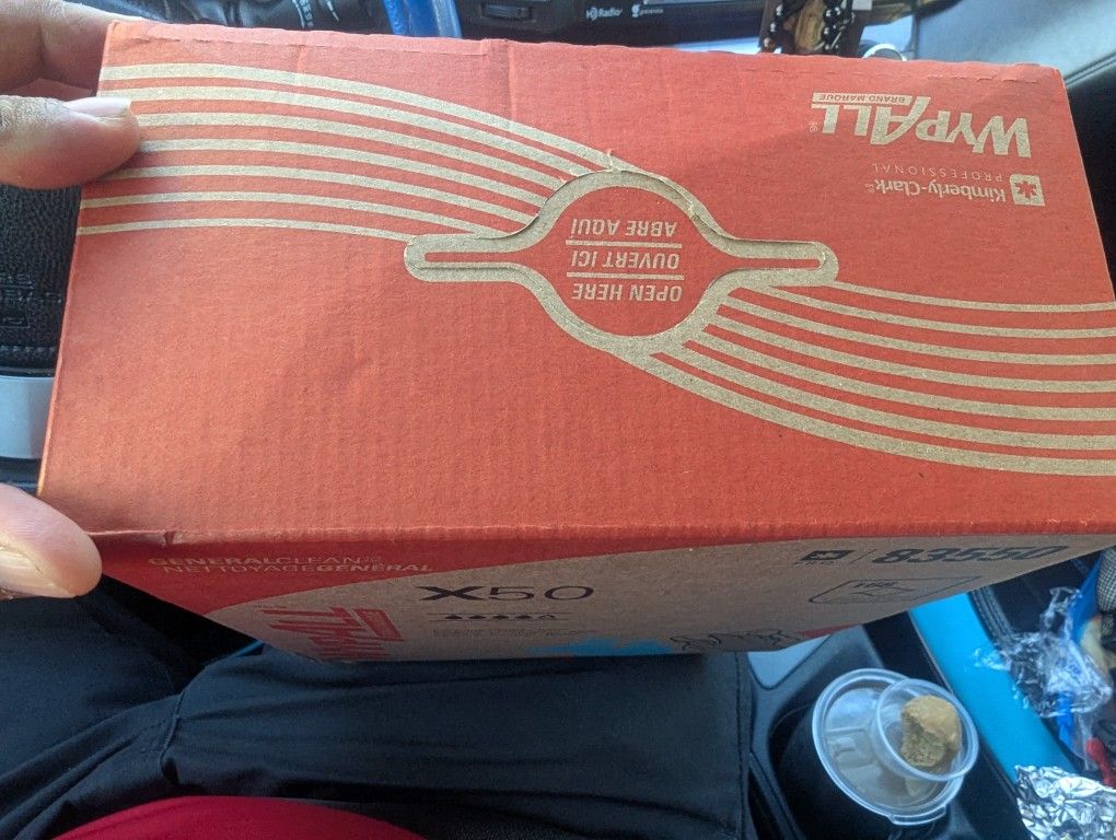 Wypall Industrial Box Wipes X50