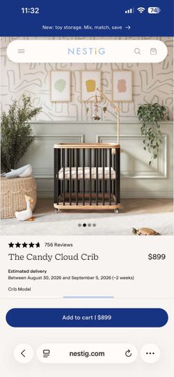 Three in one crib