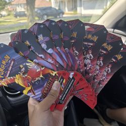 10 Pokemon Destined Rivals Blister Packs
