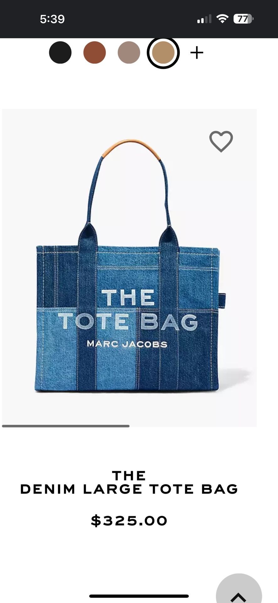Large Tote Bag Marc jacobs
