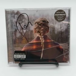 *NEW SEALED & SIGNED!* Taylor Swift Evermore CD Album Autographed