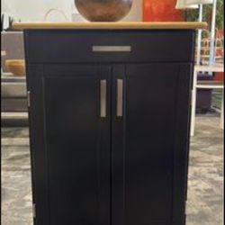 Kitchen Island Cart with Storage,Rolling Kitchen Island Side Table on Wheels with Worktop $60