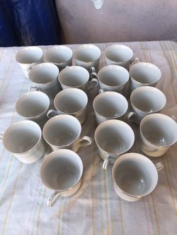 Tazas marca Excel simplicity gold porcelana china