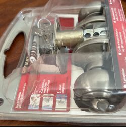 Defiant Brandywine Single Cylinder Satin Nickel Entry Knob