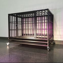 37” Heavy Duty 🐕‍🦺 Dog Kennel 🐕‍🦺 Cage 🐾🐕🐶