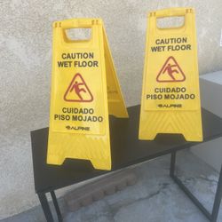 New Wet Floor Signs