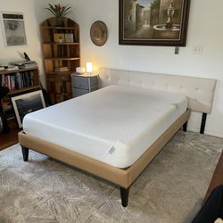 Tuft & Needle Full Size Mattress And Bed frame 