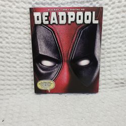 Dead pool Blu-ray & Dvd digital HD . Comes with the slip cover Rated R. Good condition and smoke free home. 