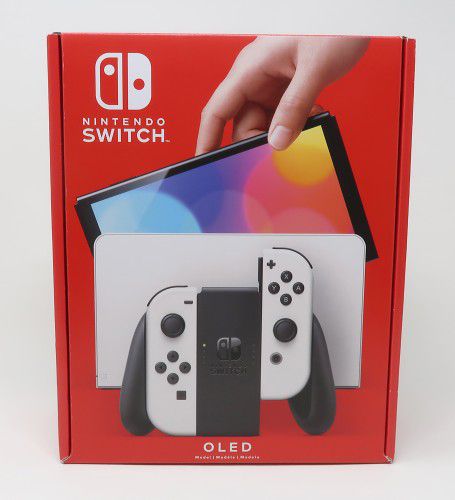 Nintendo Switch OLED Neon Red/Blue, White 