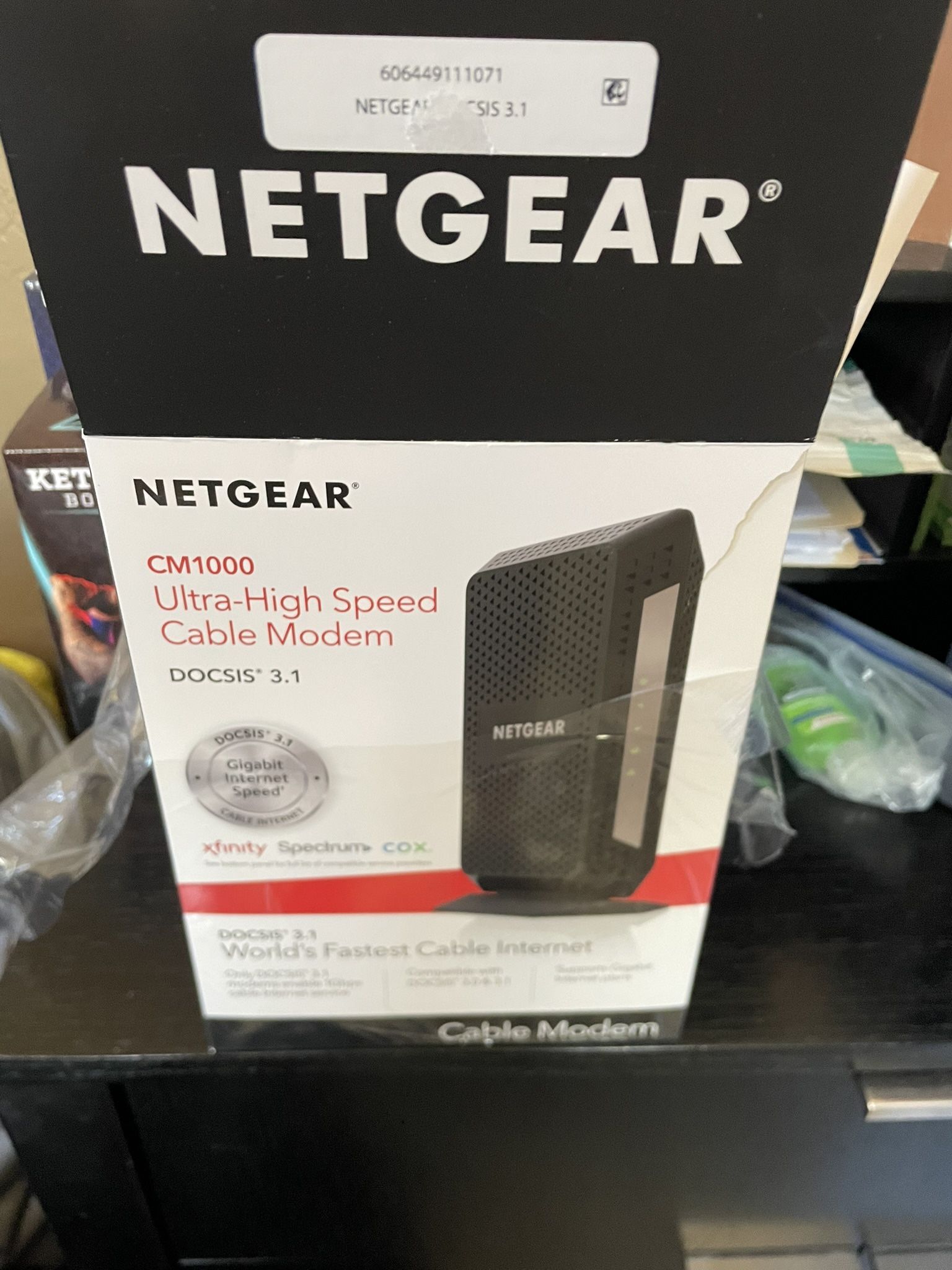 Netgear CM1000 Ultra-High Speed Modem Docsis 3.1 Complete WiFi Home Internet