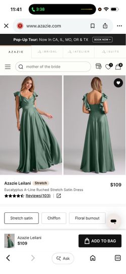 Azazie dress