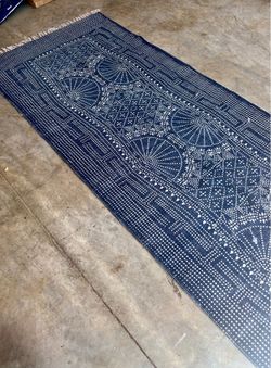 Blue Runner rug  (no grip)