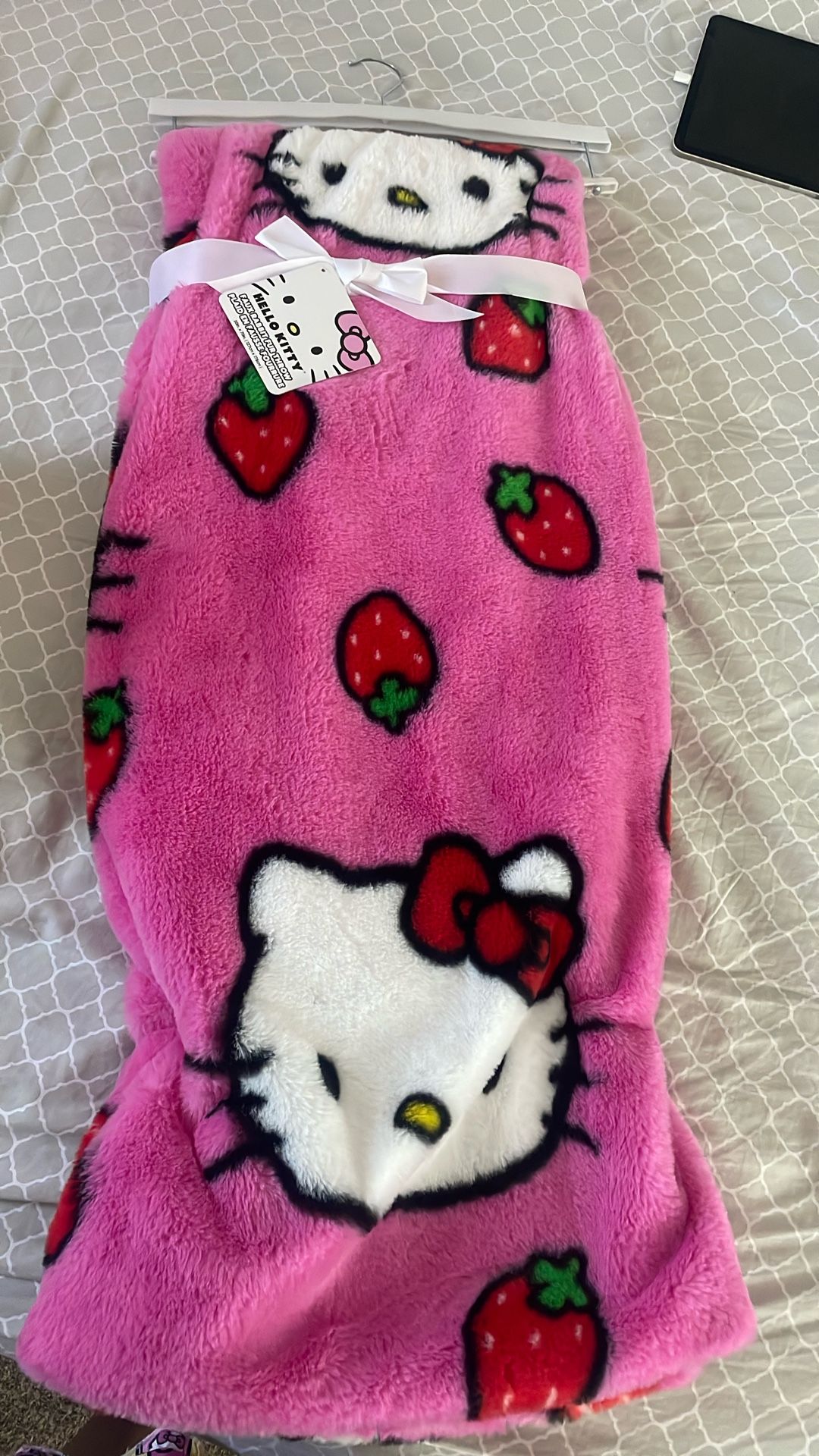 Hot Pink Hello Kitty Blanket 
