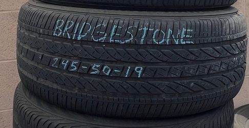 1x used tire 245/50/19 Bridgestone