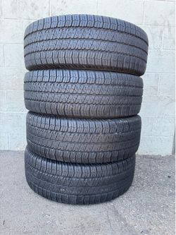 255 75 17 Goodyear wrangler tires set of 4