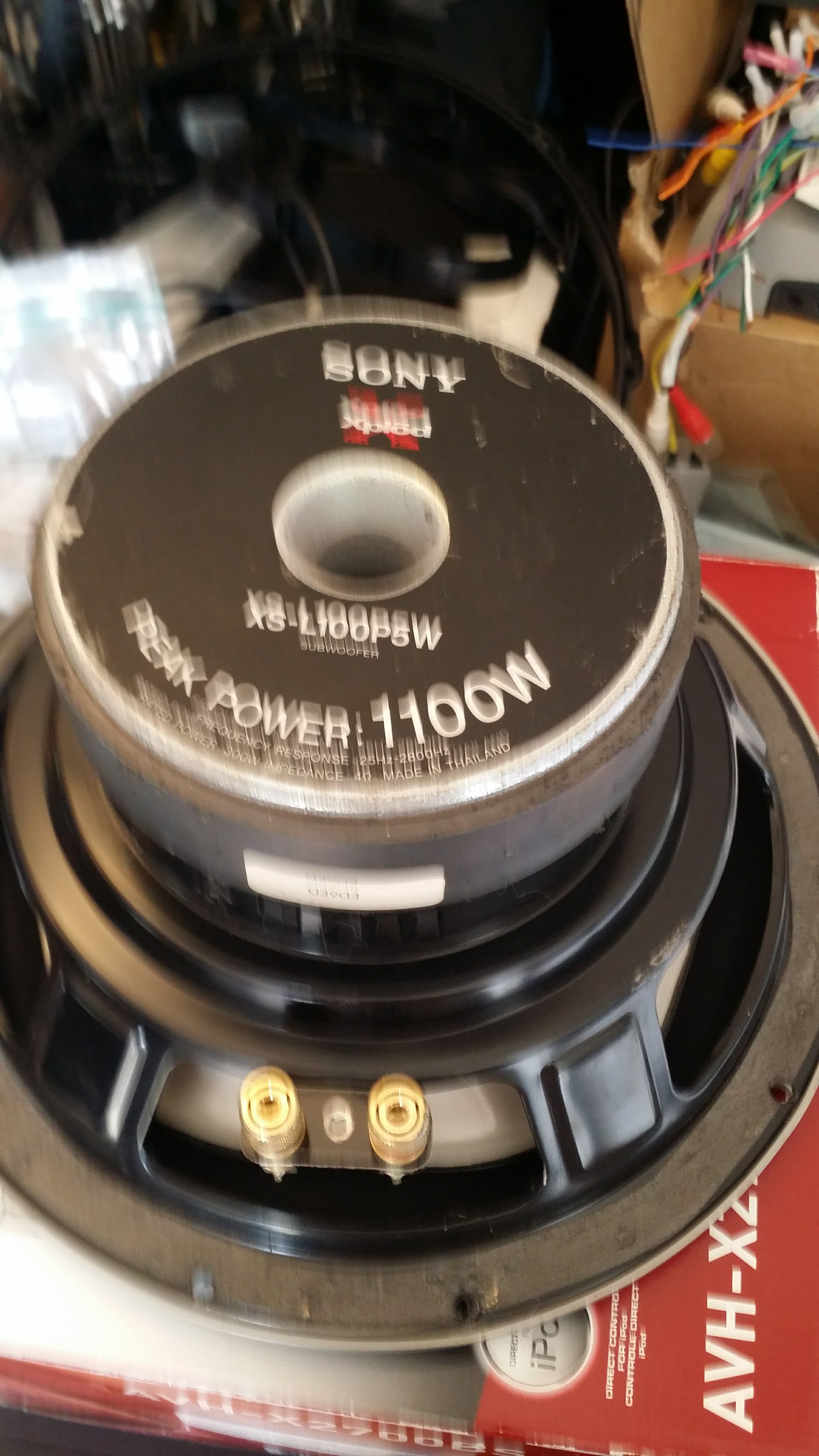 Two Sony Xplod 1100 Watt Max 10" Subwoofer, XS-L100P5W CAR SPEAKERS 300 RMS continuous POWER