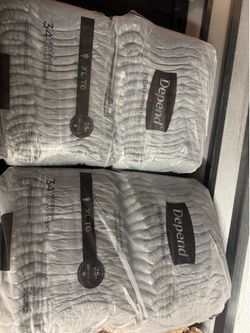 Depend Mens XL Adult Underwear 68 Pairs