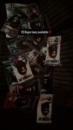 Bape T Shirts Variety Of Medium And Large