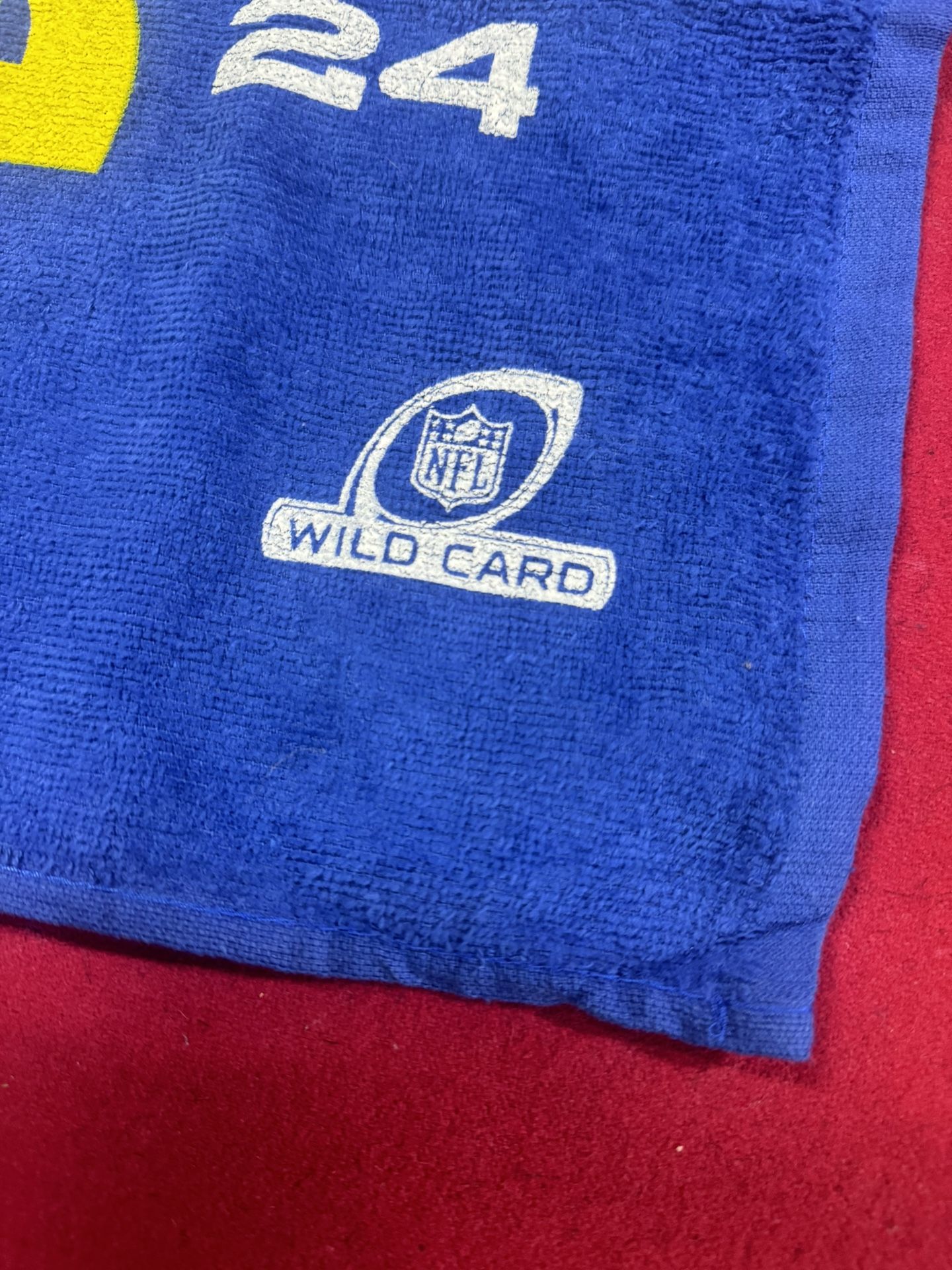 Rams Official Rally Game Towels…Rams Vs Vikings Wild Card Playoff Game In Arizona From The Actual Game